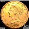 Image 1 : 1891-CC $10 Gold Eagle CHOICE BU