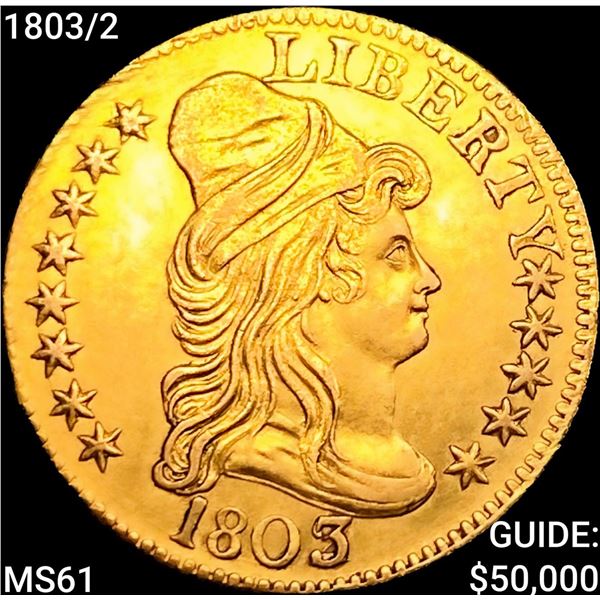 1803/2 $5 Gold Half Eagle