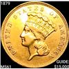 Image 1 : 1879 $3 Gold Piece UNCIRCULATED