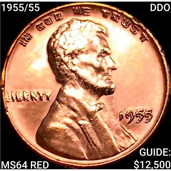 1955/55 DDO Wheat Cent
