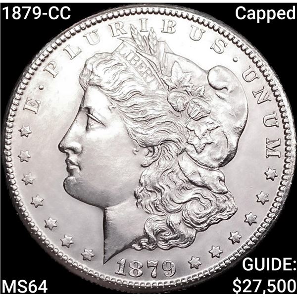 1879-CC Capped Morgan Silver Dollar