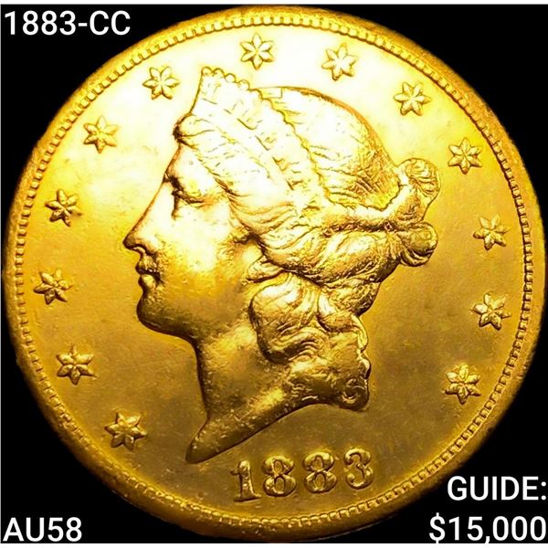 1883-CC $20 Gold Double Eagle