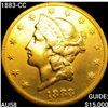 Image 1 : 1883-CC $20 Gold Double Eagle CHOICE AU