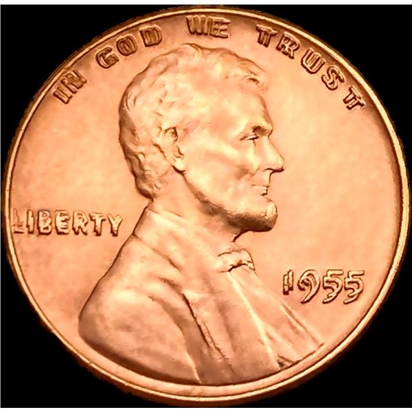 1955/55 DDO Wheat Cent