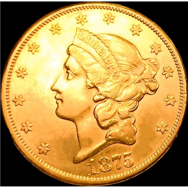 1875-CC $20 Gold Double Eagle