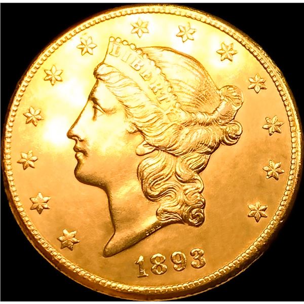 1893-CC $20 Gold Double Eagle