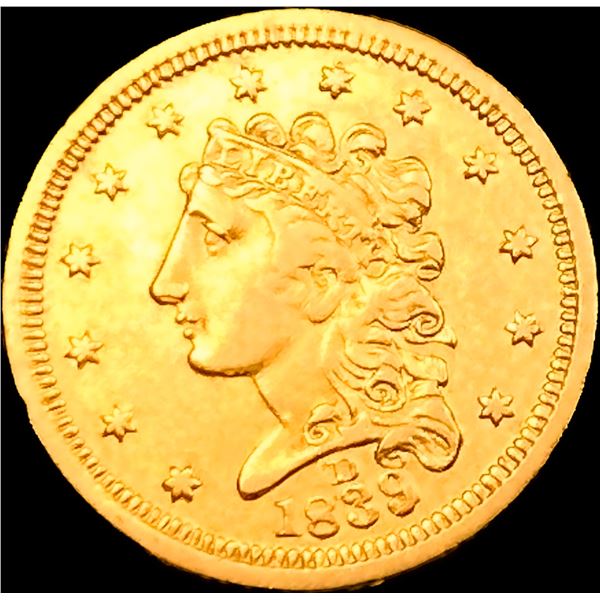 1839-D $2.50 Gold Quarter Eagle