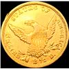 Image 2 : 1839-D $2.50 Gold Quarter Eagle CHOICE AU