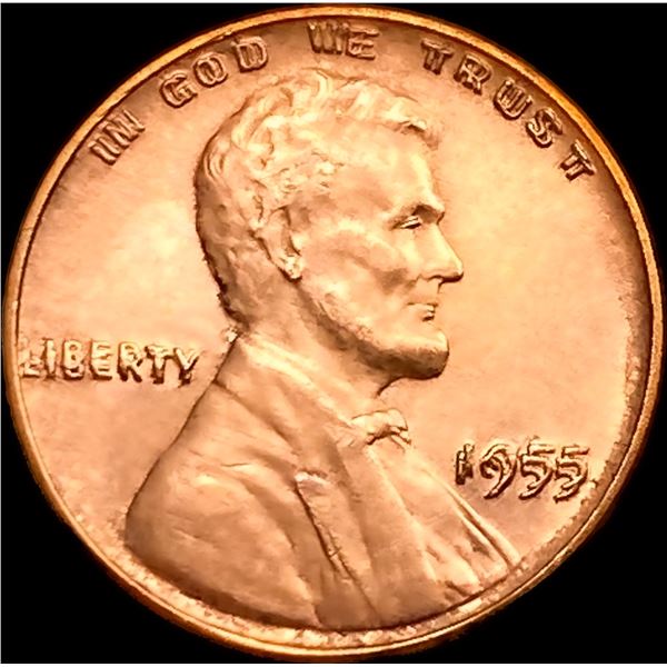 1955/55 DDO Wheat Cent