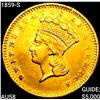 Image 1 : 1859-S Rare Gold Dollar CHOICE AU