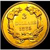 Image 2 : 1885 $3 Gold Piece CHOICE AU