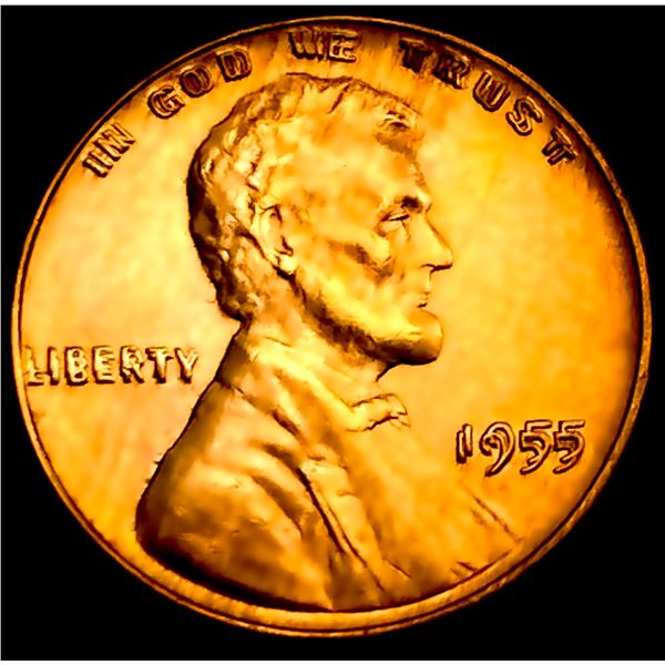 1955/55 DDO Wheat Cent