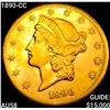 Image 1 : 1890-CC $20 Gold Double Eagle CHOICE AU