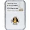 1995-W 1/10oz $5 Gold Eagle NGC PF70 Ultra Cameo