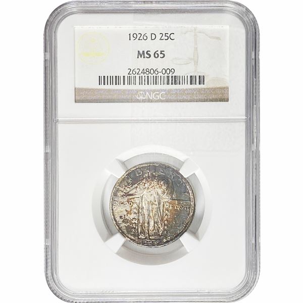 1926-D Standing Liberty Quarter NGC MS65
