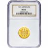 1927 Austria .1702oz Gold 25 Schilling NGC MS62