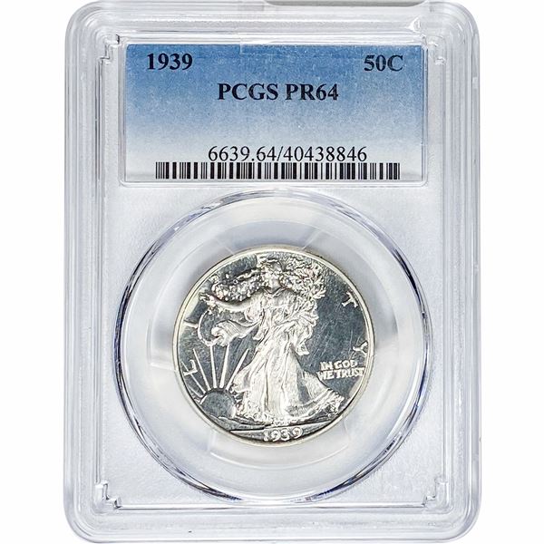 1939 Walking Liberty Half Dollar PCGS PR64