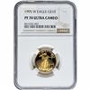 1995-W 1/4oz $10 Gold Eagle NGC PF70 Ultra Cameo