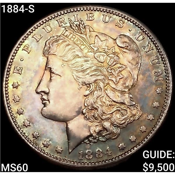 1884-S Morgan Silver Dollar UNCIRCULATED