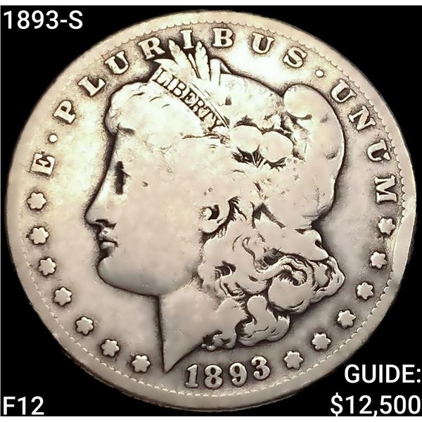 1893-S Morgan Silver Dollar NICELY CIRCULATED