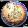 Image 1 : 1873 Silver Trade Dollar CHOICE PROOF +