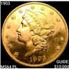 Image 1 : 1903 $20 Gold Double Eagle CHOICE BU PL