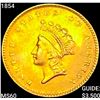 Image 1 : 1854 Rare Gold Dollar UNCIRCULATED
