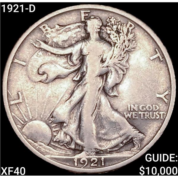 1921-D Walking Liberty Half Dollar