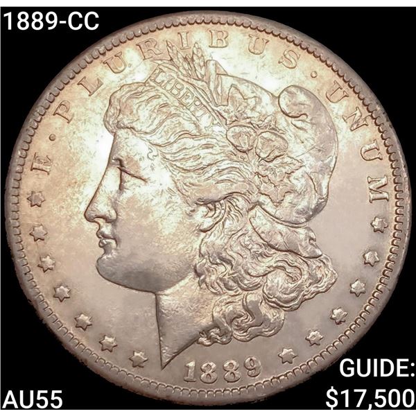 1889-CC Morgan Silver Dollar