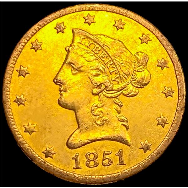 1851-O $10 Gold Eagle