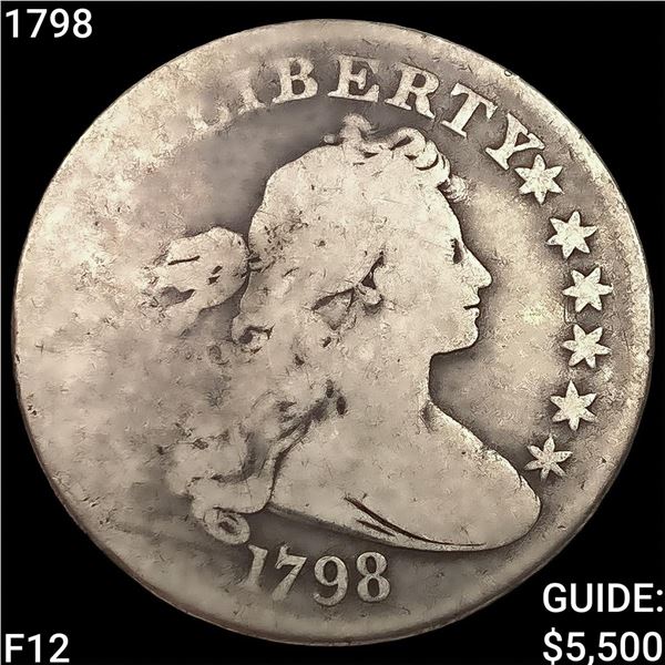 1798 Draped Bust Dollar NICELY CIRCULATED