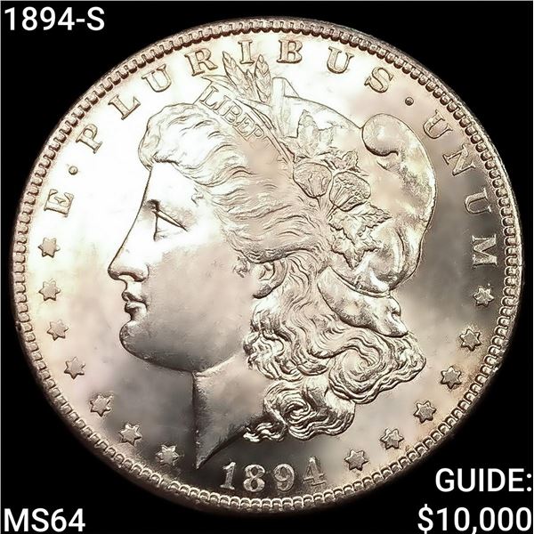 1894-S Morgan Silver Dollar CHOICE BU