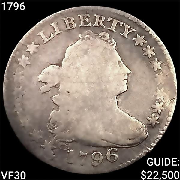 1796 Draped Bust Dime LIGHTLY CIRCULATED
