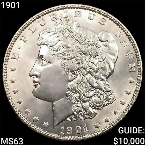 1901 Morgan Silver Dollar CHOICE BU