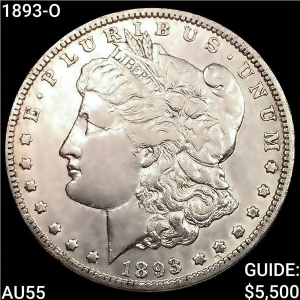 1893-O Morgan Silver Dollar HIGH GRADE