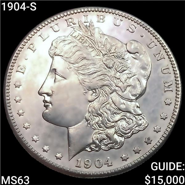 1904-S Morgan Silver Dollar CHOICE BU