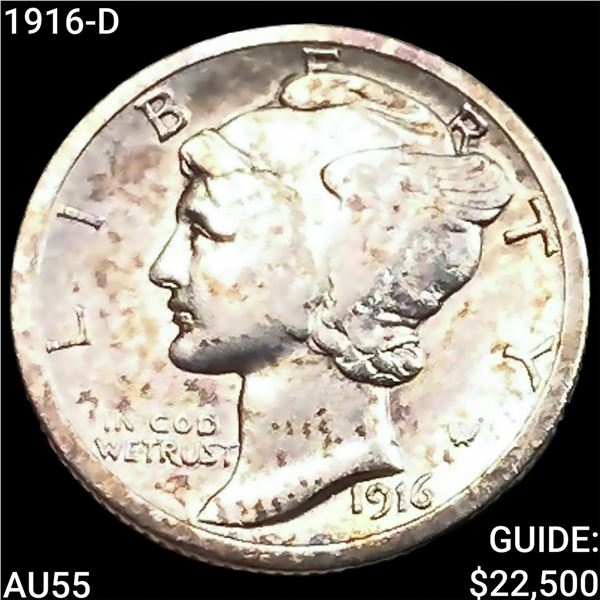 1916-D Mercury Dime HIGH GRADE
