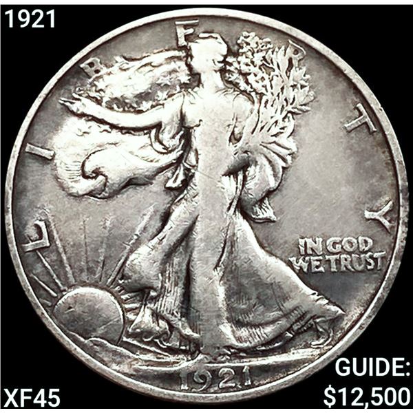 1921 Walking Liberty Half Dollar NEARLY UNCIRCULATED