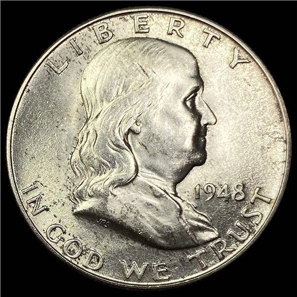 1948-D Silver Half Dollar Franklin CHOICE BU