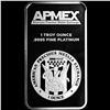 Image 2 : APMEX 1 oz .9995 Fine Platinum Bar GEM PROOF