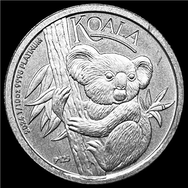 2024 1/10 oz Platinum Koala $15 Australia SUPERB GEM BU