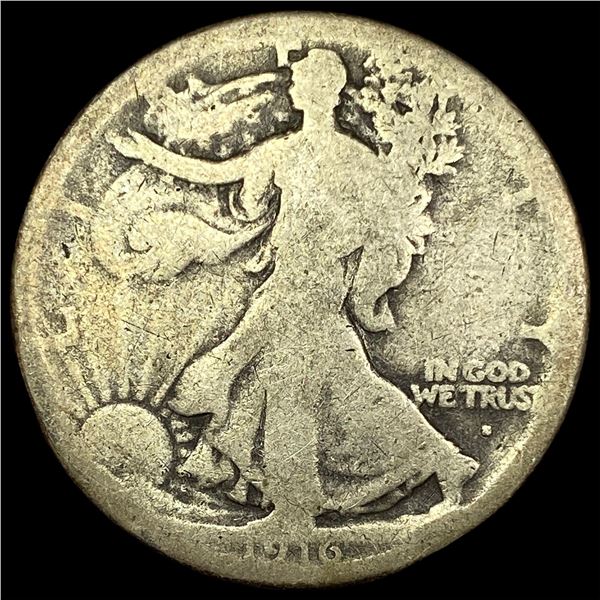 1916 Walking Liberty Half Dollar NICELY CIRCULATED
