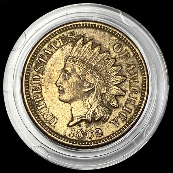 1862 Copper-Nickel Indian Head Cent CLOSELY UNCIRCULATED