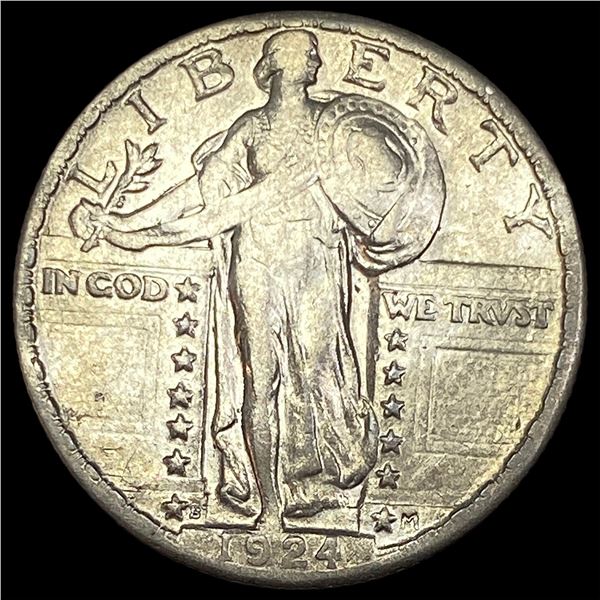 1924 Standing Liberty Silver Quarter CLOSELY UNCIRCULATED