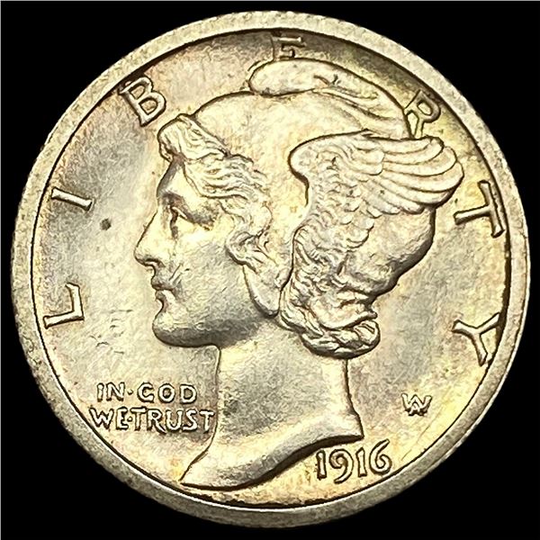 1916 Silver Mercury Dime UNCIRCULATED