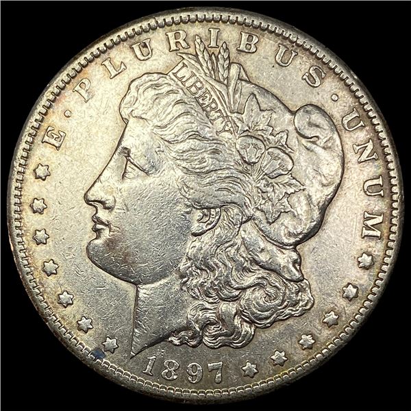 1897-S Silver Morgan Dollar CHOICE AU