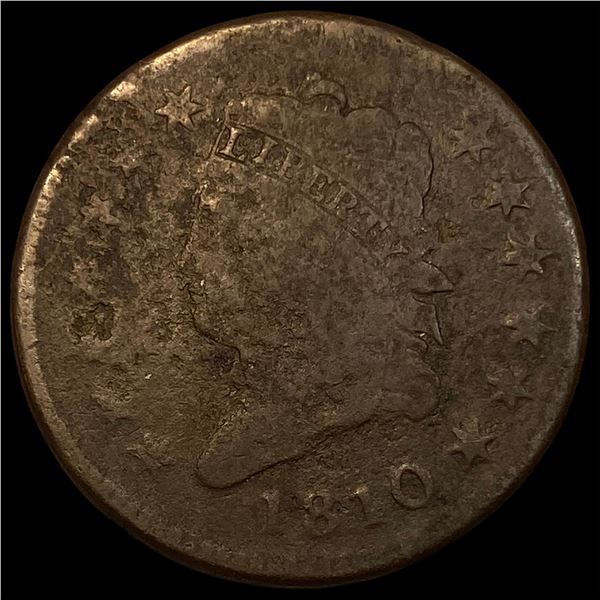 1810 Classic Head Large Cent NICELY CIRCULATED