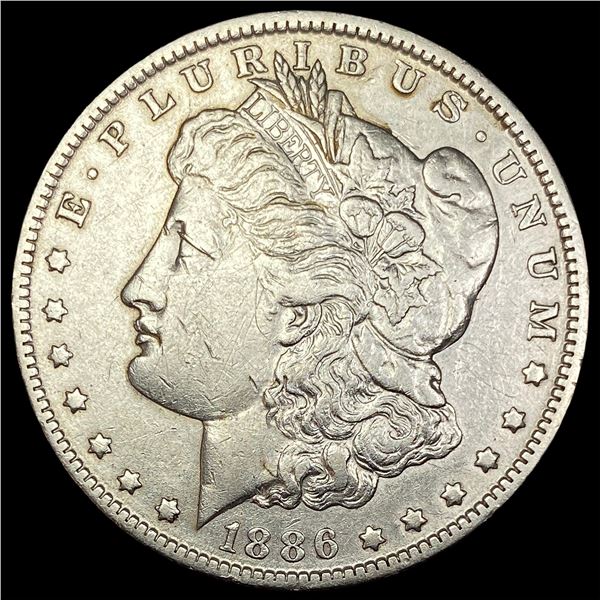 1886-O Silver Morgan Dollar NEARLY UNCIRCULATED