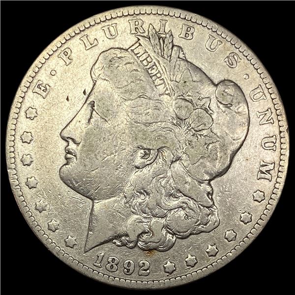 1892-S Silver Morgan Dollar LIGHTLY CIRCULATED