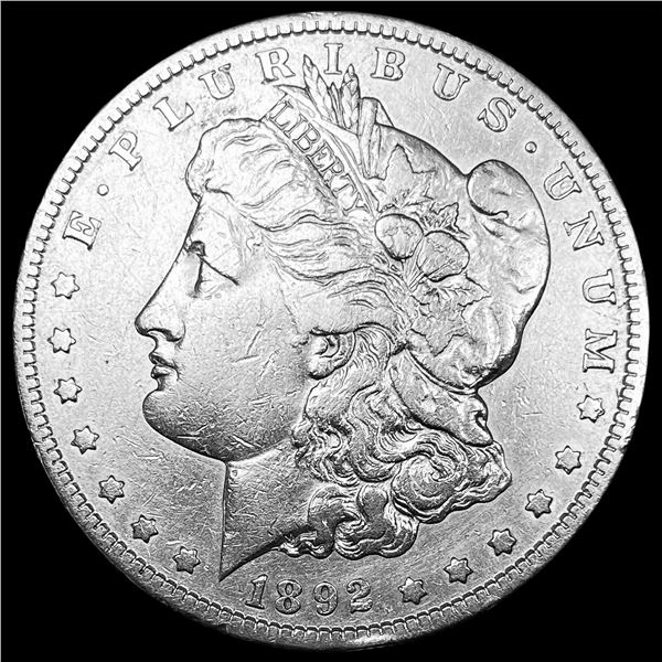1892-S Silver Morgan Dollar NEARLY UNCIRCULATED
